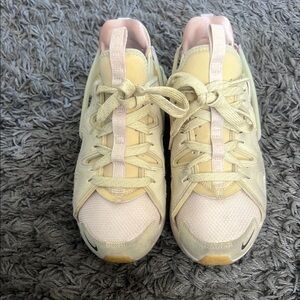 Nike Beige and Pink Sneakers
